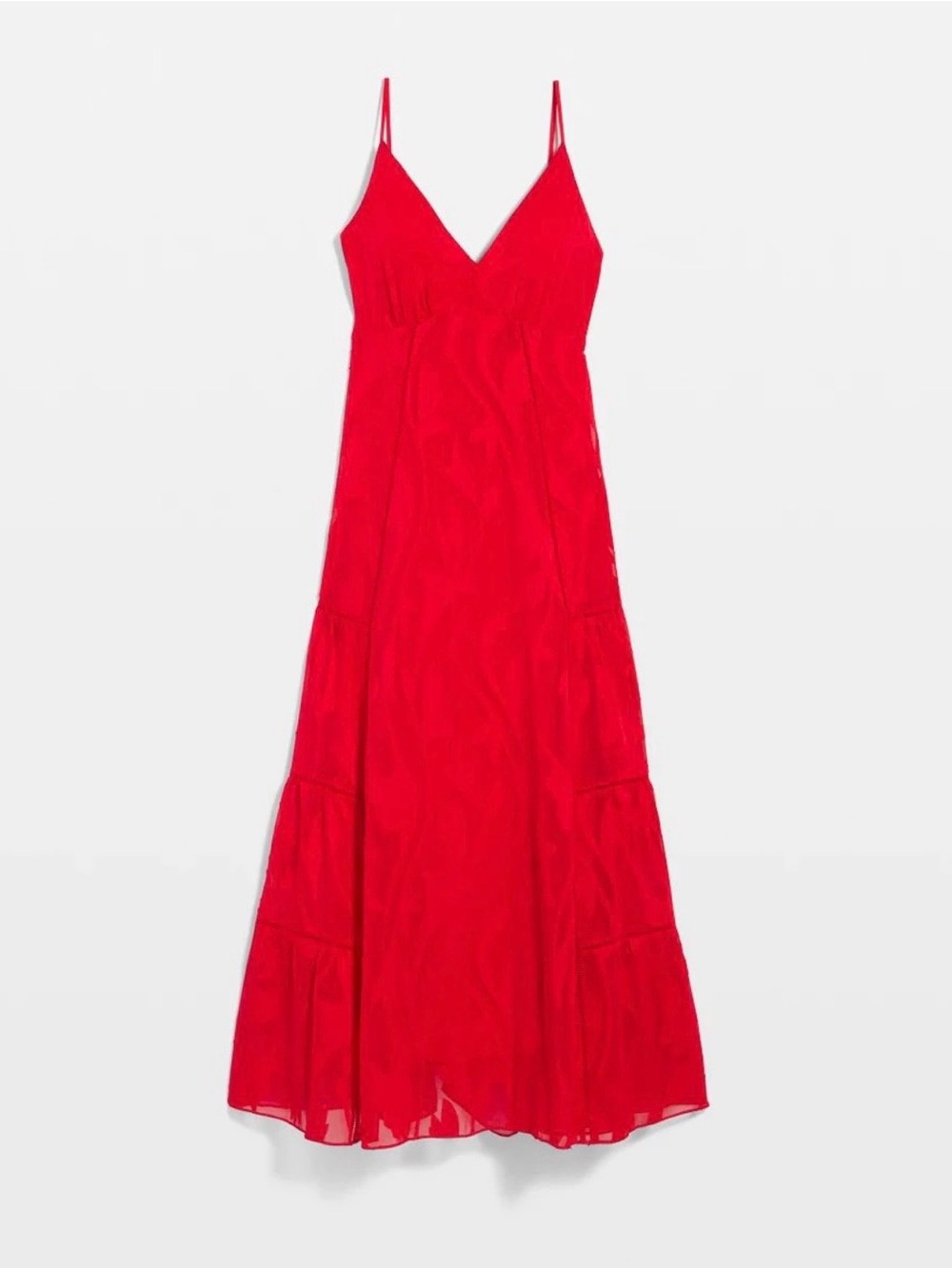 NWT WHBM Chiffon Burnout Maxi Dress - Picture 3 of 8